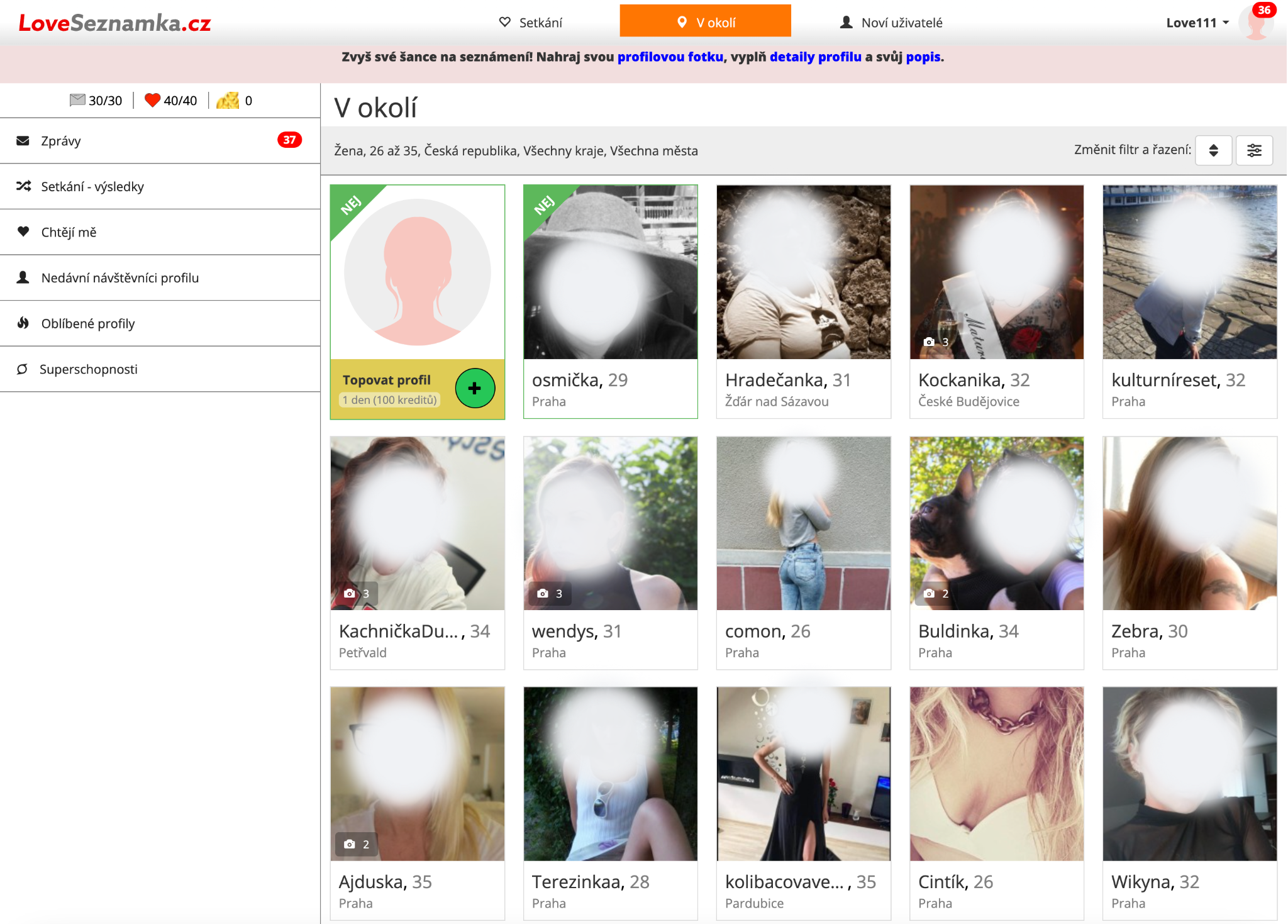  loveseznamka screenshot
